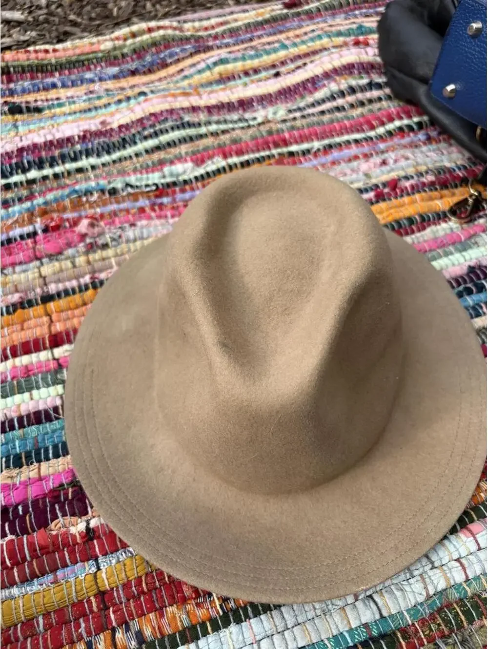 American Vintage Women's Tan and Brown Hat